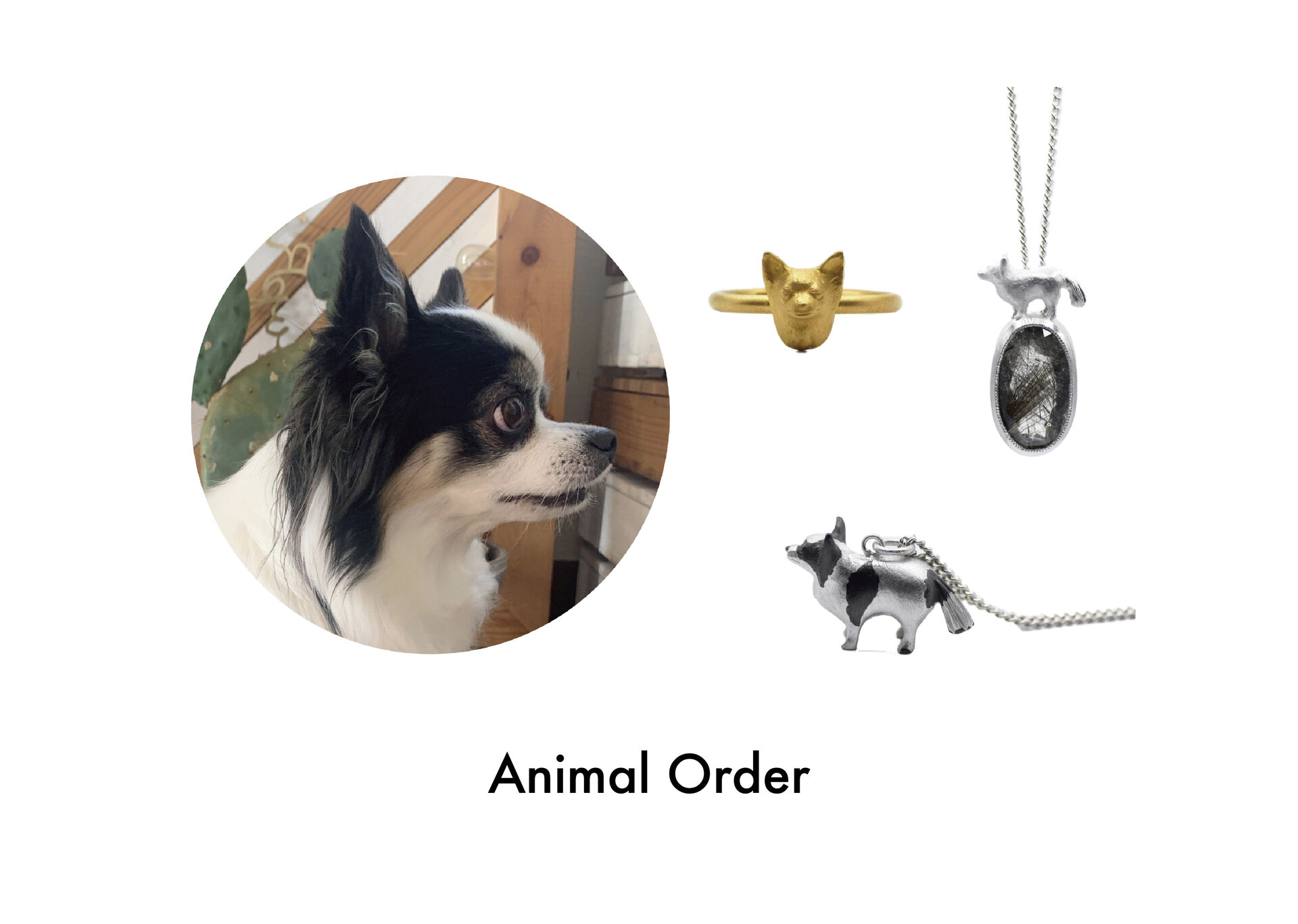 WITH CollectionとAnimal Orderのペットジュエリー