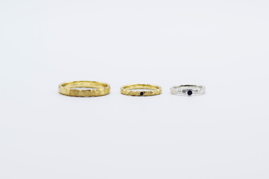 画像7253：Marriage ring ｜Stone ring M01