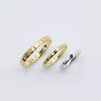 画像7256：Marriage ring ｜Stone ring M01