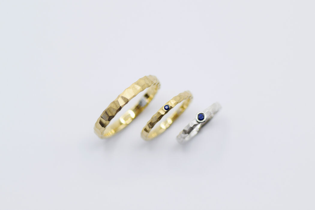 画像7256：Marriage ring ｜Stone ring M01