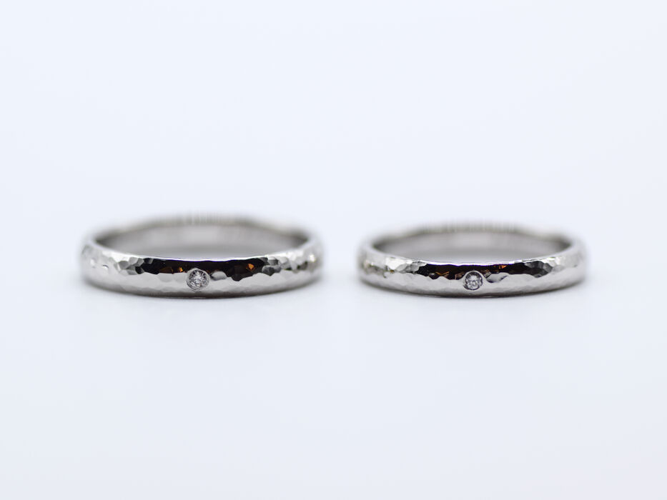 画像7265：Marriage ring ｜Stone ring M01
