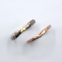 画像7329：Marriage ring ｜Water reflection ring M01