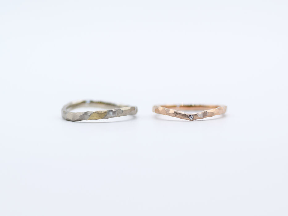 画像7330：Marriage ring ｜Water reflection ring M01