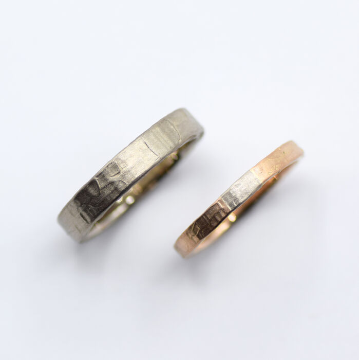 画像7375：MARRIAGE RING｜Sand ring M01