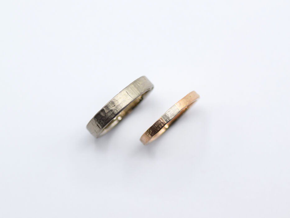 画像7379：MARRIAGE RING｜Sand ring M01