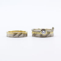 画像7391：MARRIAGE RING｜Sand ring M01