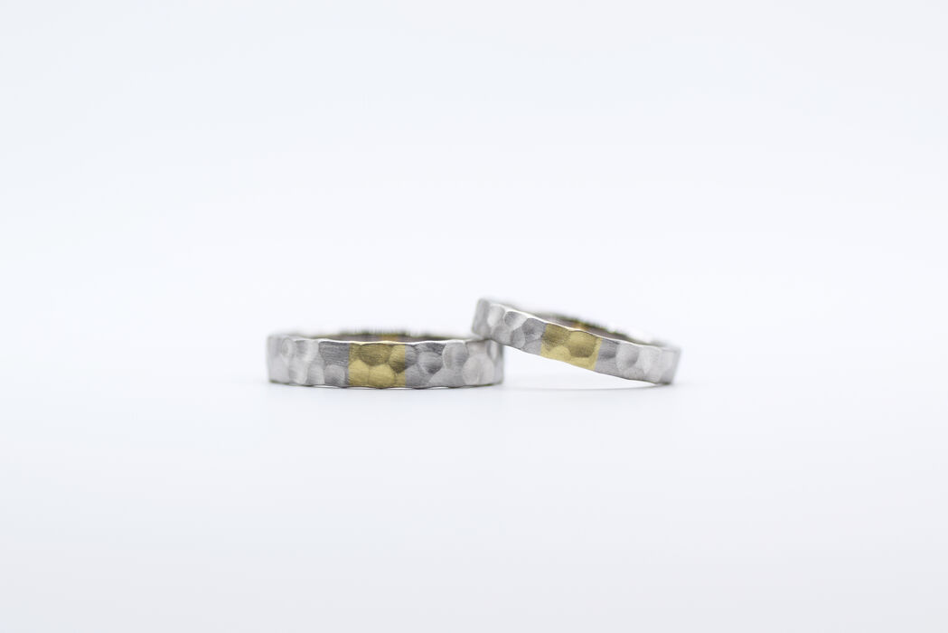 画像7538：MARRIAGE RING｜Moon ring M01