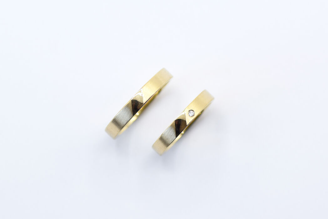 画像7549：MARRIAGE RING｜Sunrise ring M01