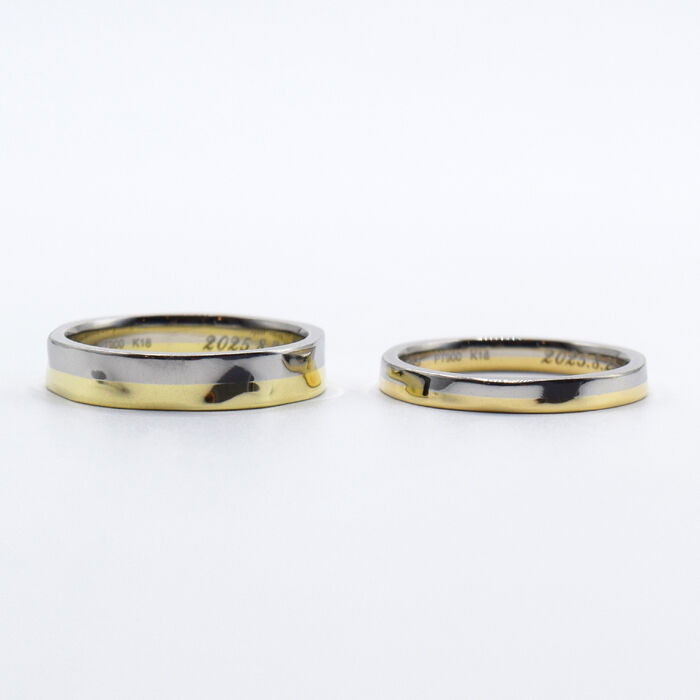 画像7628：MARRIAGE RING｜Aurora ring M01