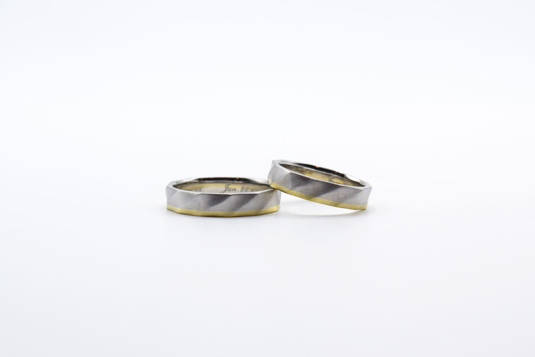 画像7652：MARRIAGE RING｜Aurora ring M01