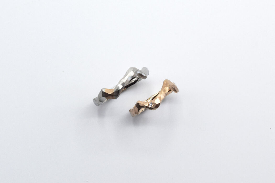 画像7678：MARRIAGE RING｜Aurora ring M01