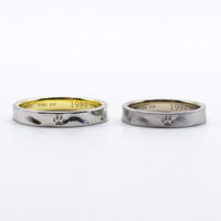 画像7692：MARRIAGE RING｜Aurora ring M01