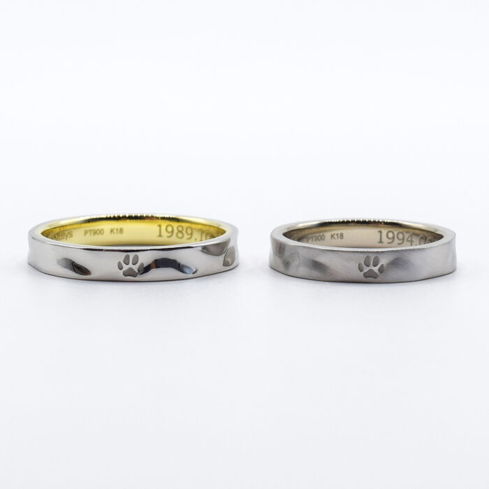 画像7692：MARRIAGE RING｜Aurora ring M01