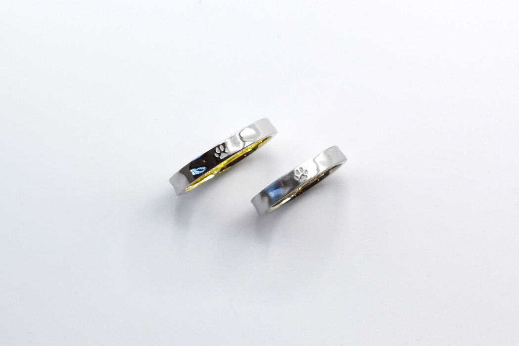 画像7693：MARRIAGE RING｜Aurora ring M01