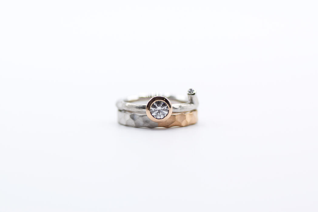 画像7736：ENGAGE RING｜Water reflection engage ring E01